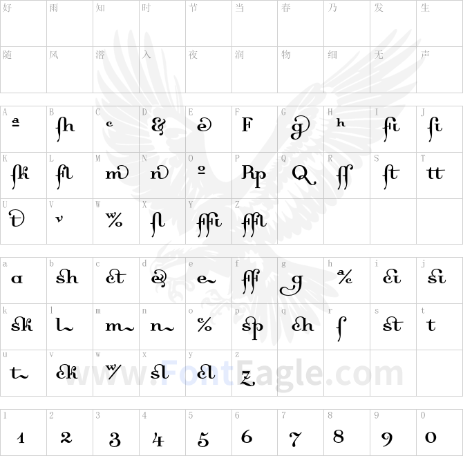 DallianceRomanLigatures