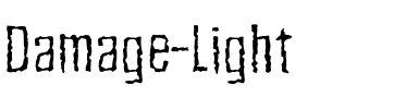 Damage Light Regular.otf