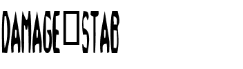 Damage™ Stab Regular.ttf