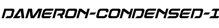 Dameron Condensed Italic Condensed Italic.ttf