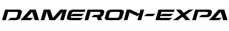 Dameron Expanded Italic Expanded Italic.ttf