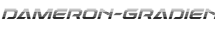 Dameron Gradient Italic Italic.ttf