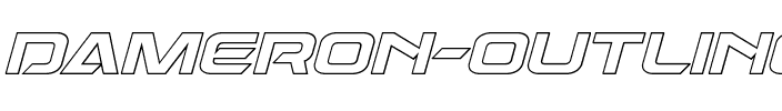 Dameron Outline Italic Outline Italic.ttf