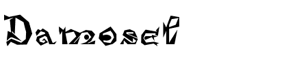 Damosel Regular.otf