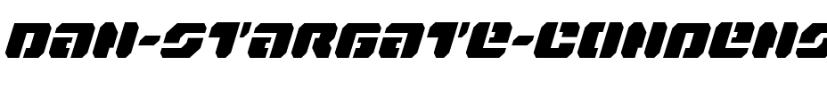 Dan Stargate Condensed Italic Condensed Italic.ttf