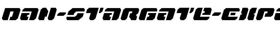 Dan Stargate Expanded Italic Expanded Italic.ttf
