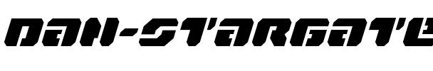 Dan Stargate Italic Italic.ttf