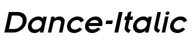 Dance Italic.ttf