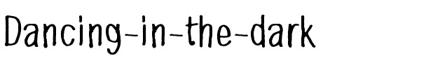 Dancing in the dark Normal.ttf