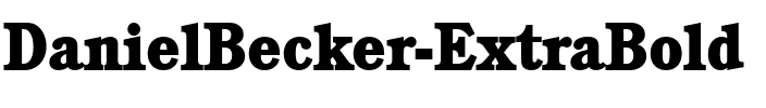 DanielBecker-ExtraBold Regular.ttf