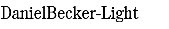 DanielBecker-Light Regular.ttf