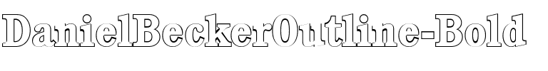 DanielBeckerOutline Bold.ttf