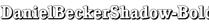 DanielBeckerShadow Bold.ttf