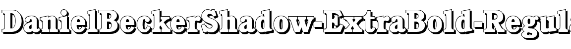 DanielBeckerShadow-ExtraBold Regular.ttf