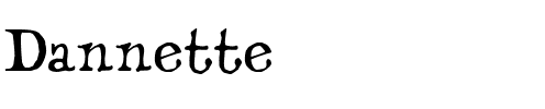 Dannette Regular.ttf