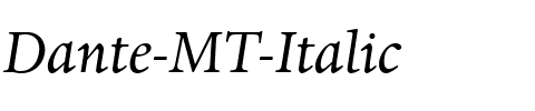 Dante MT Italic.ttf
