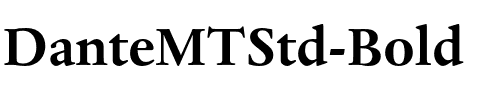 Dante MT Std Bold.otf