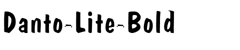Danto Lite Bold.ttf