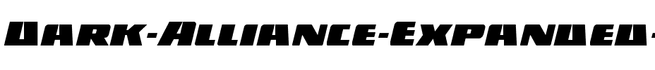 Dark Alliance Expanded Italic Expanded Italic.ttf