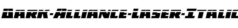 Dark Alliance Laser Italic Italic.ttf