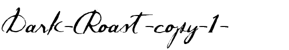 Dark Roast Regular.ttf