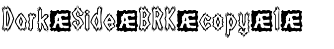 Dark Side (BRK) Regular.ttf