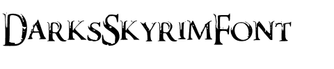 DarksSkyrimFont Medium.ttf
