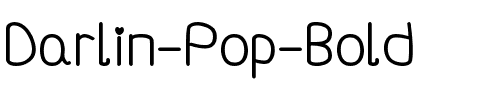 Darlin' Pop Bold Regular.ttf