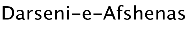 Darseni e Afshenasi Regular.ttf