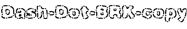 Dash Dot BRK Regular.ttf