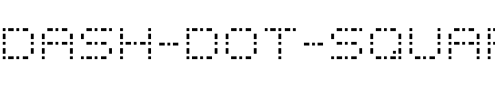 Dash Dot Square-7 Regular.ttf