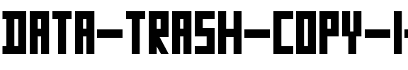 Data Trash Regular.ttf