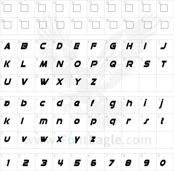 Datacron-Condensed-Bold-Italic