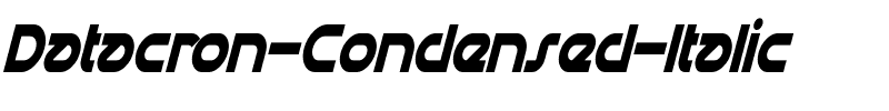 Datacron Condensed Italic.ttf
