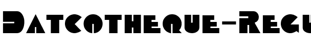 Datcotheque Regular.ttf