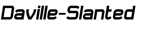 Daville Slanted Normal.ttf