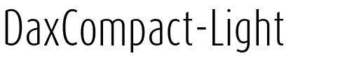 DaxCompact-Light Regular.otf