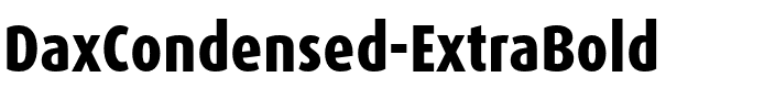 DaxCondensed Regular.otf