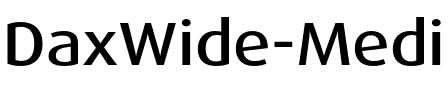 DaxWide Medium.otf