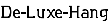 De Luxe Hang Normal.ttf