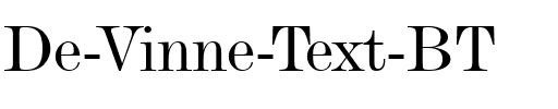 DeVinne Txt BT Regular.ttf