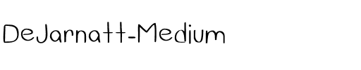 DeJarnatt Medium.ttf
