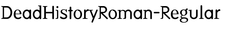 DeadHistoryRoman Regular.ttf