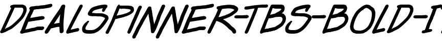 Dealspinner TBS Gras Italique.ttf
