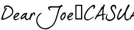 dearJoe 5 CASUAL Regular.otf