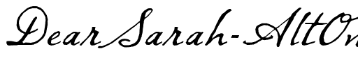 Dear Sarah Alt1 Regular.ttf