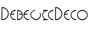 DebevicDeco Regular.ttf