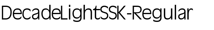 DecadeLightSSK Regular.ttf