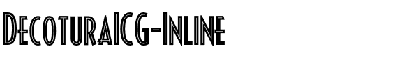 DecoturaICG Inline Regular.otf