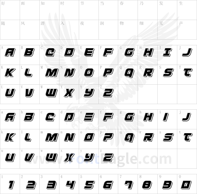 Defcon-Zero-Punch-Italic